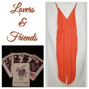Lovers + Friends Jubilee Skinny Leg Jumpsuit L